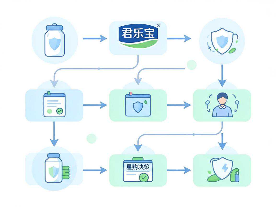 君乐宝奶粉选购决策流程图