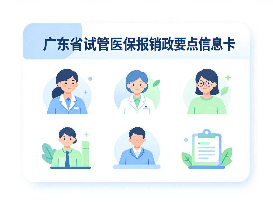 广东省试管医保报销政策要点信息卡