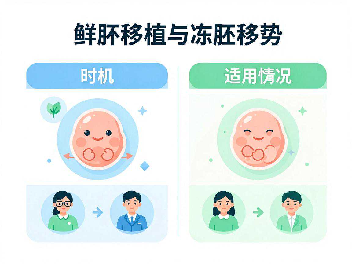 鲜胚移植与冻胚移植对比:时机、适用情况与各自优势