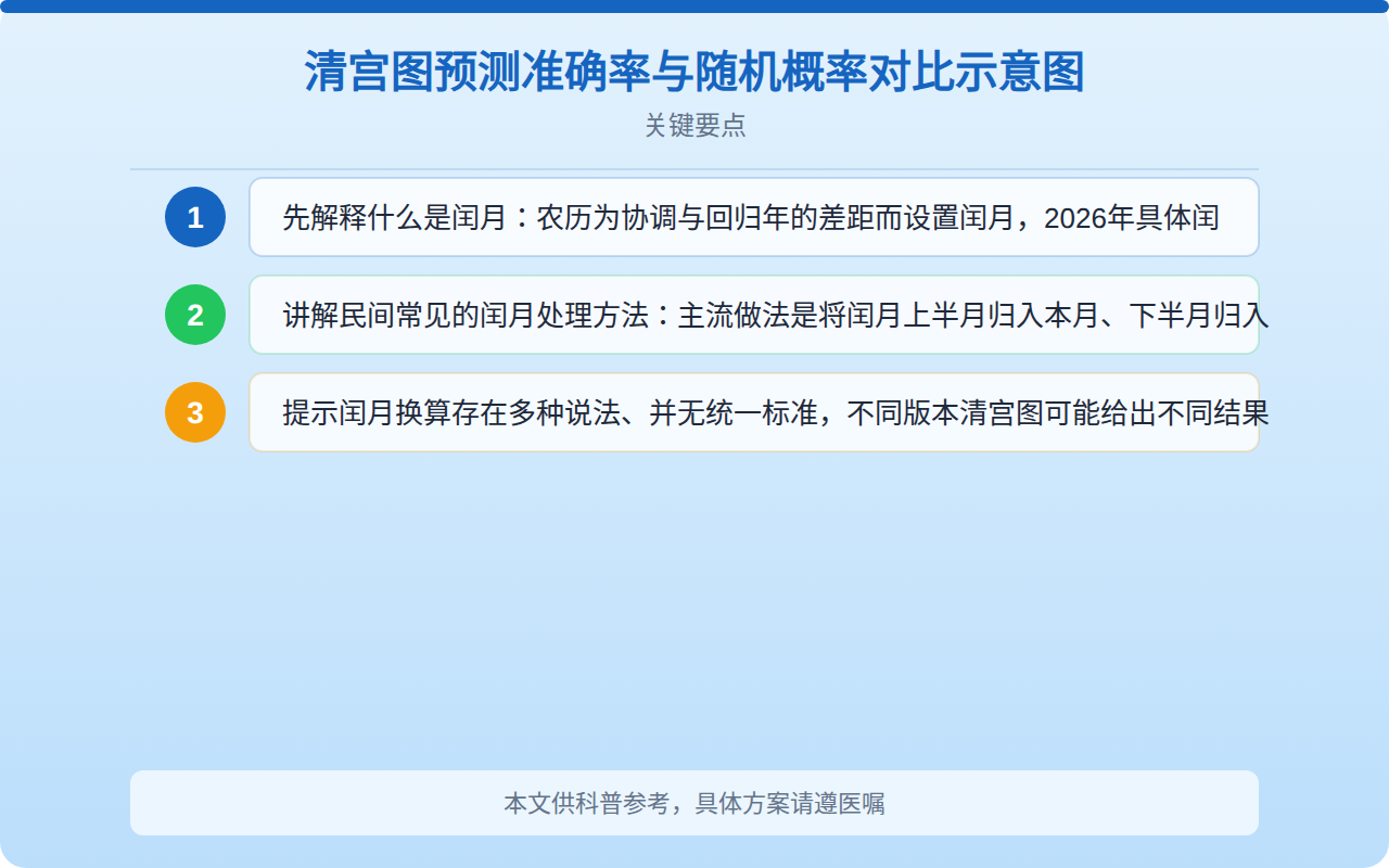 清宫图预测准确率与随机概率对比示意图
