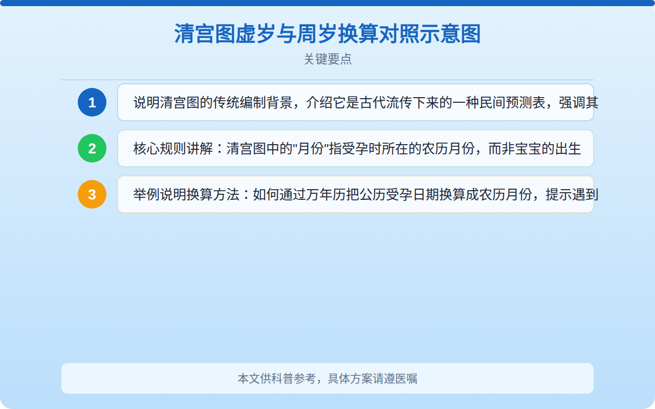 清宫图月份从什么时候开始算？虚岁与农历计算方法详解