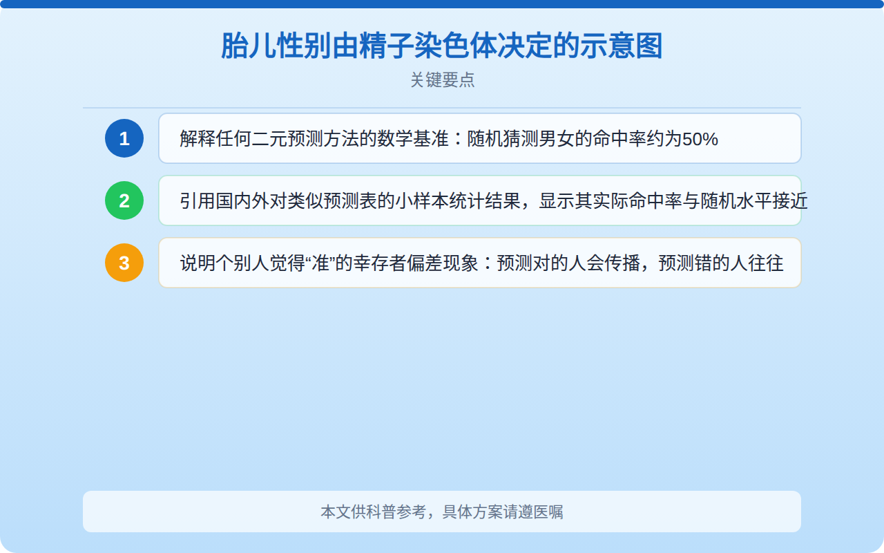 胎儿性别由精子染色体决定的示意图